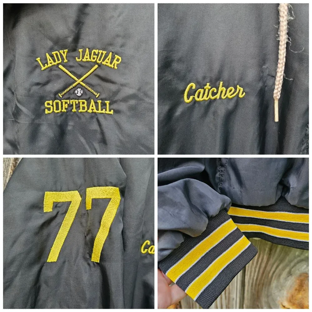 Softball Jacket & Sweatshirt Size XL Farmville Central Lady Jaguars VTG 90s NC - Picture 7 of 12